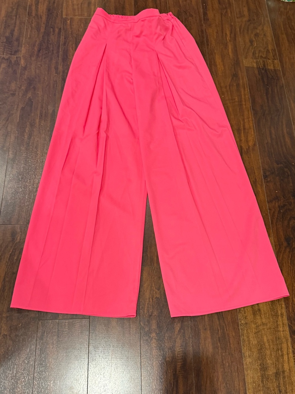 Lilly’s Kloset Wide-Leg High-Waist Women's Pants in Hot Pink